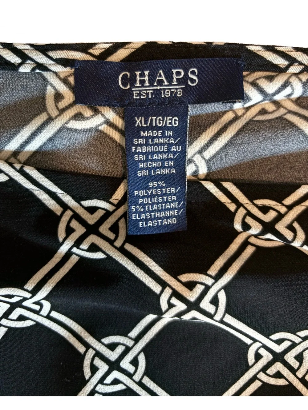 Chaps midi dress